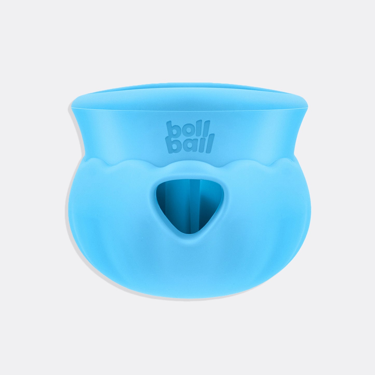 bollball azul sobre fundo branco