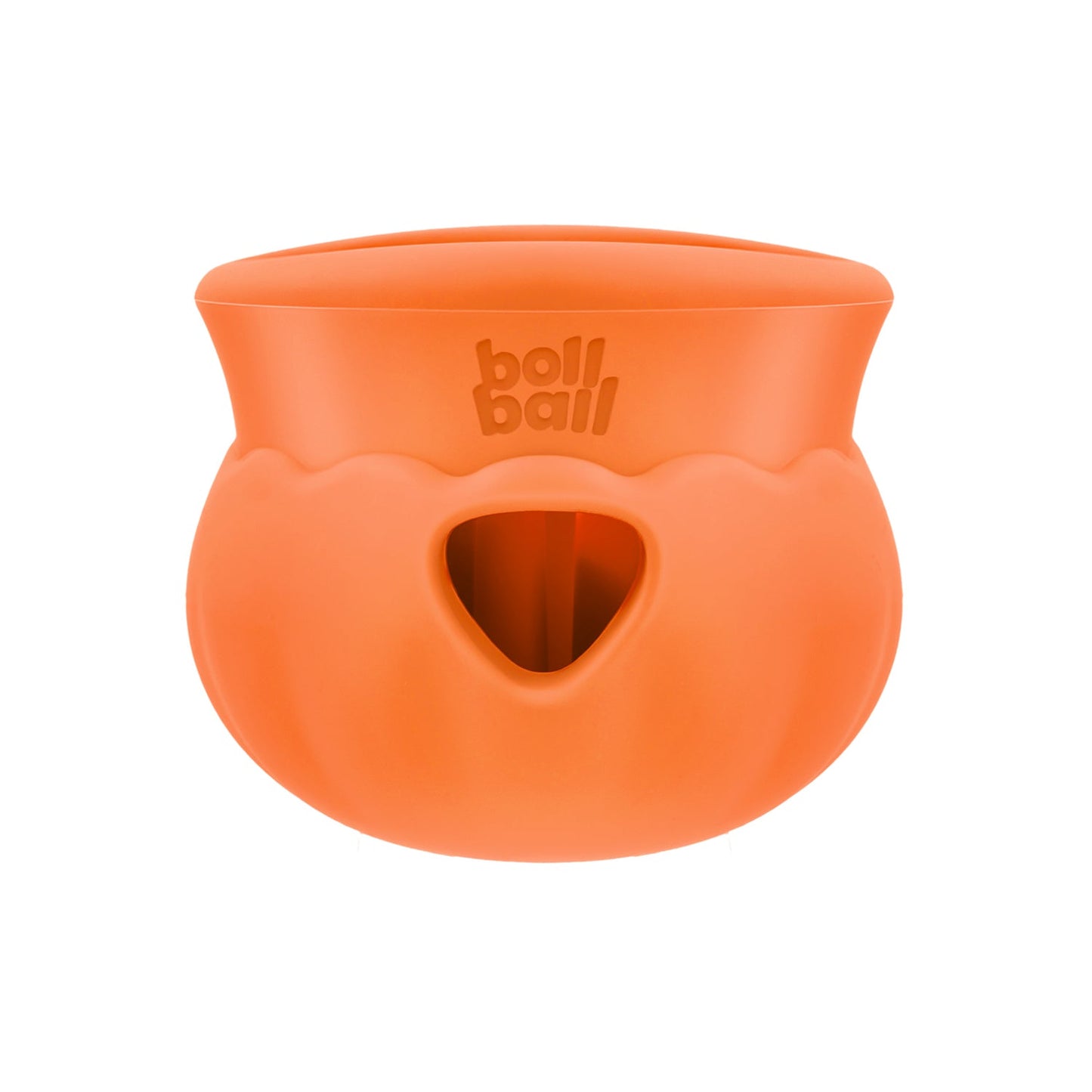 bollball laranja sobre fundo branco