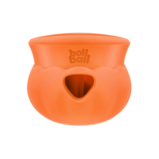 bollball laranja sobre fundo branco