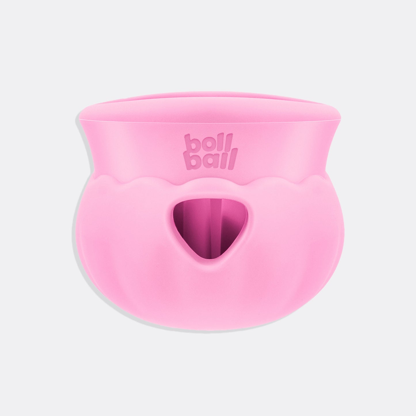 bollball rosa sobre fundo branco