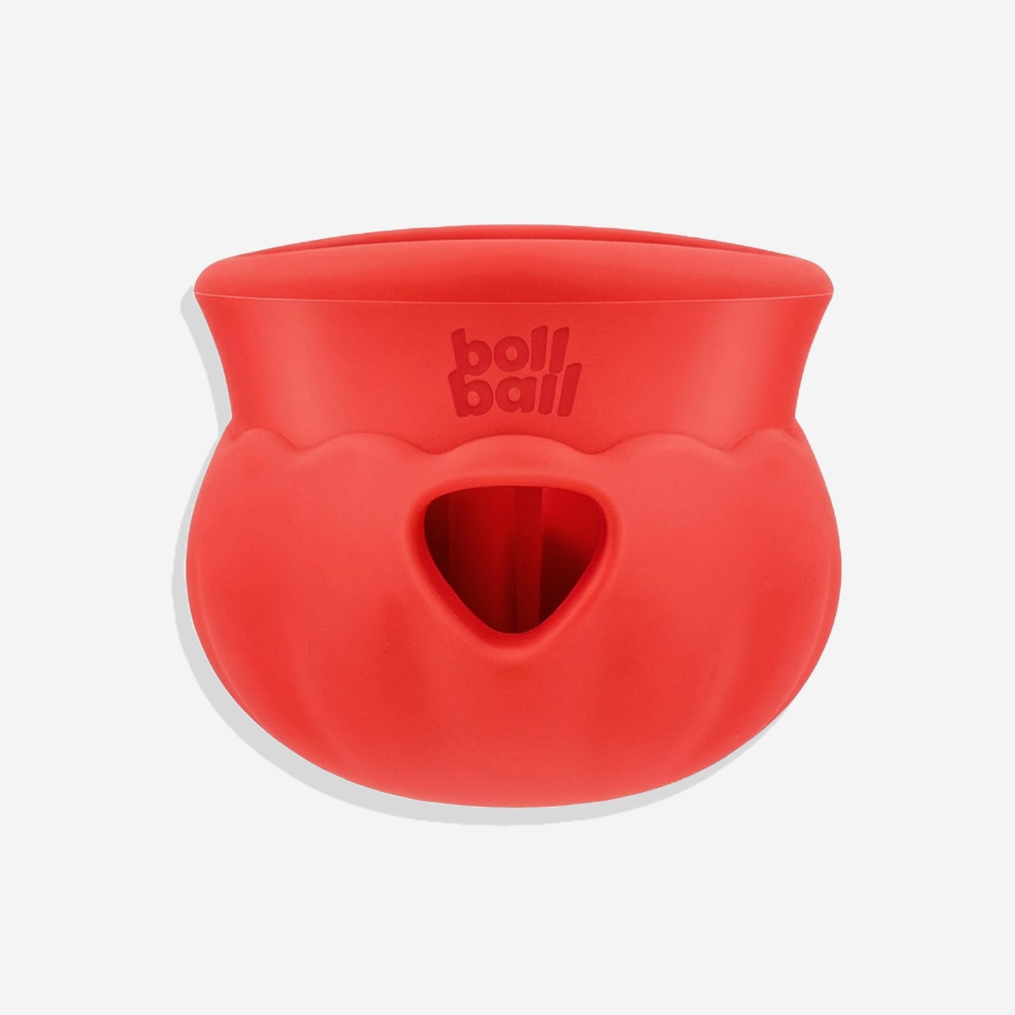 bollball vermelho sobre fundo branco